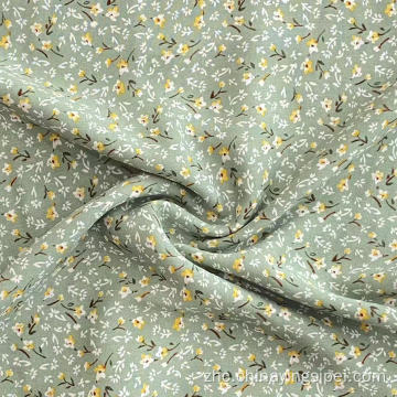 45秒最早的图案花软打印100％粘粘织物